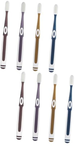Ipetboom 3sätze Silikon Nano Zahnbürsten Für Erwachsene Weiche Bürstenköpfe Farben Sanfte Zahnreinigung Komfortabler Griff Für Zuhause Und Reisen