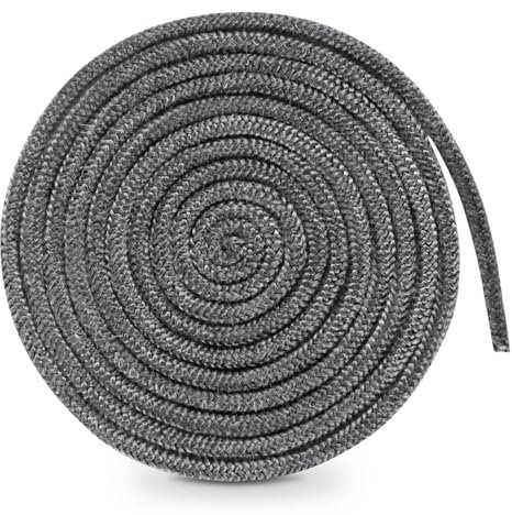 Joint de Porte Four, Joint Tressé pour Insert et Poêle, 8mm x 3 m, Joint de Cheminée Porte de Poêle Cordon, Joints en Fibre de Verre, pour Poêles à Bois Cheminées
