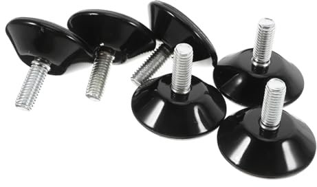 Veemoon 6pcs Leveling Feet for Furniture Chair Legs Floor Protectors Adjustable Furniture Feet Screw in Glides for Tables Cabinets