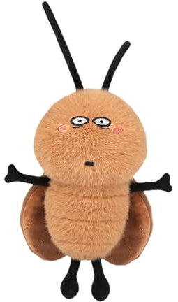 harayaa Plüsch Kakerlaken Puppe, Süßes Kakerlaken Stofftier für Jungen Mädchen Geburtstagsgeschenke, Weiß