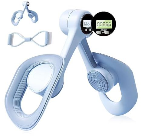 Thigh Master pour femme, Kegel Appareil d'entraînement du plancher pelvien avec contre-bande de résistance, appareils d'exercice musculaire des jambes, équipement d'entraînement pour un usage