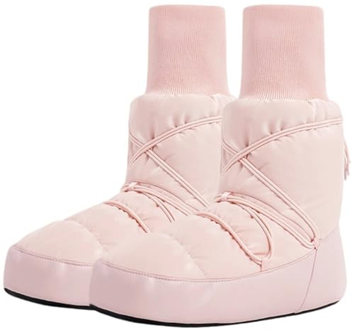 Haowul Stivaletti Ballo, Riscaldamento, con Pantofola, Elastici