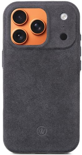 GOOD WILHELM iPhone 17 Pro Max Hülle Alcantara Premium Case Handmade | Handyhülle, geschützter Kameraausschnitt, extra dünn, samtweiche Haptik, 360° Schutz