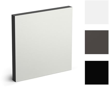 Platten HPL 50x100 cm - 10 mm dick (Grau), langlebig,Solide, feuchtigkeitsbeständig, Vollkernplatten, Badezimmerarbeitsplatte, Arbeitsplatte