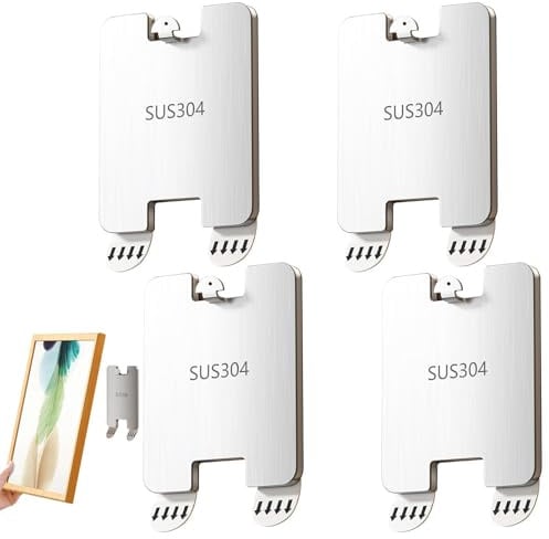 Pictures On Wall Without Nails,4PCS Photo Album Sticky Wall Hook