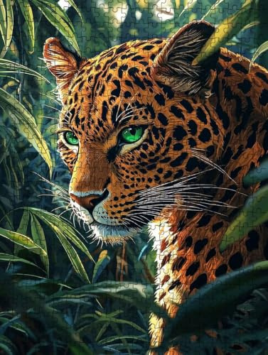 Tiger Grove Jigsaw Puzzles for Adults 1000, 1000 Piece Jigsaw Puzzles, Challenging Puzzle, Classic Educational Jigsaws Games, Fun Family Activities, for Home Wall Decoration Gift DX0YL0-567