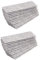Dahle Whiteboard Löscher Ersatz-Filzstreifen für Wischer 12 Stück (Filzstreifen, 2 - Pack)