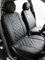 Carseatcover-UK® Front Pair KNIGHTSBRIDGE LEATHER LOOK Car Seat Covers