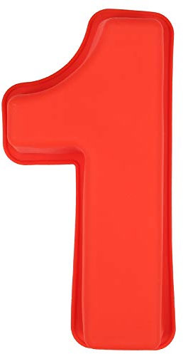 Bäcker & Lecker Kuchenform Silikon Zahlen Große Anzahl 1 Backform Backen Geburtstag Jubiläum Geburtstagstorte 20 x 25 cm (MEHRWEG)