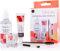 Hi Brow Professional Kit de Teinture - Set Complet pour Teinture des Sourcils - Teinture 15ml, Développeur de Teinture 50ml, Bol en Verre, Brosse Double Embout, Baguette de Mascara (Charbon clair)