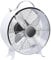 HOMCOM 10 2-Speed Electric Table Desk Fan w/Safety Guard Anti-Slip Feet Portable Personal Cooling Fan Home Office Bedroom White