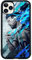 Cool Soccer Phone Case, Creative Football iPhone 11 Pro Case, Non-Slip Pattern Design and Shock Absorption, Soft Silica Gel Frame Support Black Phone Case for Teen Girls and Boys, Women and Men