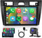 2G+32G Android 11 Autoradio 2 Din per Ford Fiesta Mk VI 5 Mk5 2002-2008 con Wireless Carplay Android Auto Navi GPS WiFi 9 Pollici Autoradio con Bluetooth FM/RDS/USB/DAB+/OBD2/SWC Telecamera Posteriore