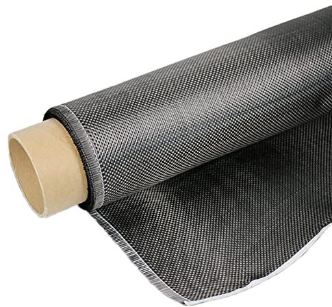 BAIWANLIN Tela de Fibra de Carbono 3K Tela Alta Fuerza para Reparación y Refuerzo | 200g/m² | tamaño 210mm×297mm,Plain