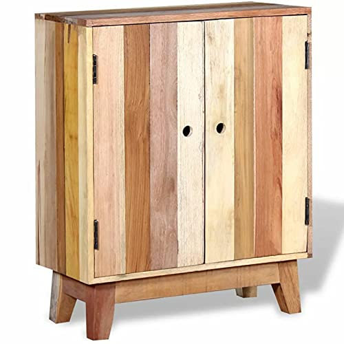 Homgoday Anrichte aus Massivholz, platzsparend, Outdoor-Möbel für Balkon, Wohnzimmer, Büro, Schlafzimmer, Badezimmer