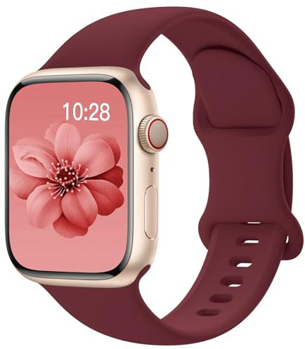 Yoohoo Correas de Silicona Compatible con Correa Apple Watch 44mm 45mm 46mm 49mm 42mm(Series 3 2 1) para Mujer Hombre, Sport Correa Compatible con iWatch Series Se Ultra 10 9 8 7 6 5 4 3 2 1