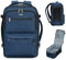 WANDF Handgepäck Rucksack 40x20x25cm für Ryanair Airlines, Untersitz-Reise-Handgepäck-Tasche mit Nassfach, 15,6-Zoll-Laptop-Rucksack für Männer und Frauen (Marineblau)