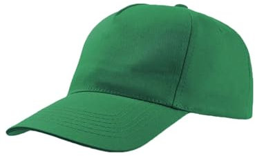 Mr. Gadgets Cappello Unisex con Visiera - Regolabile 100% Cotone - Padel Baseball Tennis Sport e Tempo Libero (Verde 2)