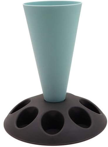 Soporte de bolsas de tuberías, soporte de soporte de herramientas para pasteles de decoración de pastelería Bolsa de hojaldre, soporte de bolsas de tuberías con 8 ranuras soportador de boquillas, sop