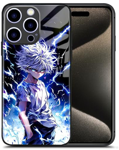 Killua Zoldyck HxH Stilvolles Manga-Muster-Design, Anime-Handyhülle, weiche TPU-Silikonhülle für iPhone 15