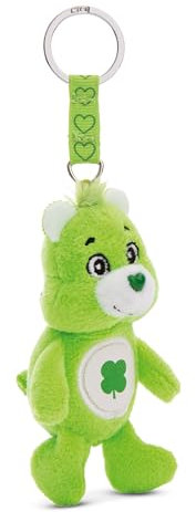 NICI Porte-clés Bisounours ourson Porte-bonheur 10 cm - Pendentif en peluche pour enfants et adultes, avec anneau pour porte-clés et trousseau - 61373, Glücksbärchi