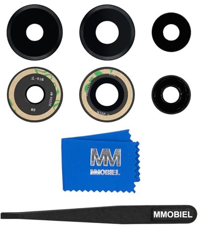 MMOBIEL Back Rück Kamera Glas Linse Ersatz Kompatibel mit Xiaomi Redmi Note 13 Pro - Hinten Rückseite Camera Scheibe - Inkl. Kleber, Pinzette und Touch