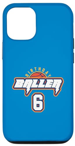 Hülle für iPhone 15 Basketball mit Donner 6 Jahre alt Geburtstagsball
