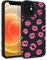Newseego Case Compatible for iPhone 11, Cute Sexy Lips Kisses Aesthetic Leopard Pattern for Girls Women Soft Slim TPU Shockproof Anti-fall Phone Cover for iPhone 11