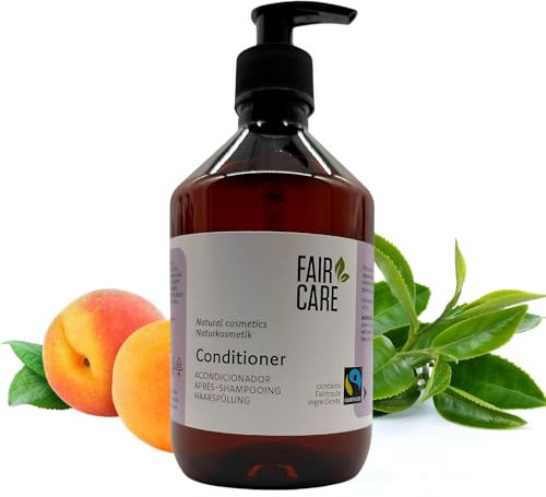 FAIR CARE Conditioner mit Aprikose & Grüntee 475 ml - FAIRTRADE Haarpflege - feuchtigkeitsspendend & pflegend