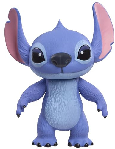 Just Play Disney Stitch Live-Action 35,6 cm große Larger Than Life Vinylfigur, 3 Artikulationspunkte für Spiel und Display, bewegliche Figur, Kinderspielzeug ab 3 Jahren