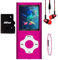 Hotechs MP3-Player/MP4-Player, MP3-Player mit 32 GB Speicherkarte, schlankes Design, digitales LCD-Display, 4,6 cm (1,8 Zoll) Display, FM-Radio (Rose)