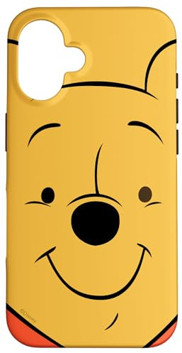 iPhone 16 Disney Winnie the Pooh Face Honey Yellow Case