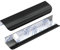 goldenwarm 10 Pack Black Cupboard Handles Stick On Finger Edge Pulls Black Self Adhesive Handles, Length 150mm