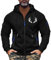 Herren Sweatjacke Hooded mit Reissverschluss Zip Kapuzenjacke Stilvolle Cardigan Herrenjacke Langarm Übergangsjacke Dünne Sportjacke mit Taschen Herbst Winterjacke Hoodie Mantel Coat(Multicolor,XL)