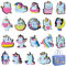 Crocs Kinder Crocs Anstecker Schuhdekoration Croc Jibbitz Charms Clogs Kinder Kawaii Deko Erwachsene, Aufnäher Einhorn Geschenk für Geburtstag Party Favors (20 Stück Einhorn)