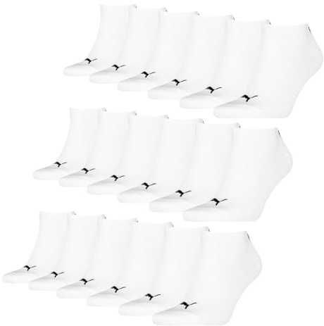 PUMA 9 Paar Unisex Herren Damen Sportsocken Kurzsocken Sneaker Socken