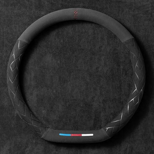 Lenkradbezug Leder für Mercedes Benz C-Class C180 C200 C220d C300 C300d, Lenkradhülle, Anti Rutsch,(B/D-2,normal)