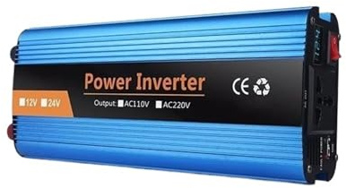 Convertisseur 12V 220V 500W 1200 W 2000W 2600W DC 12 Volts 24V 36V 48V 60V AC Voiture Onduleur Batterie Externe Convertisseur Solaire Onduleur(2600W,24V)