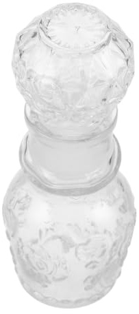 Garneck Bouteille Décorative Vintage en Verre Portable et Étanche, Flacon de Parfum Miniature Rechargeable, Facile à Utiliser pour Décoration Intérieure et Séances Photo