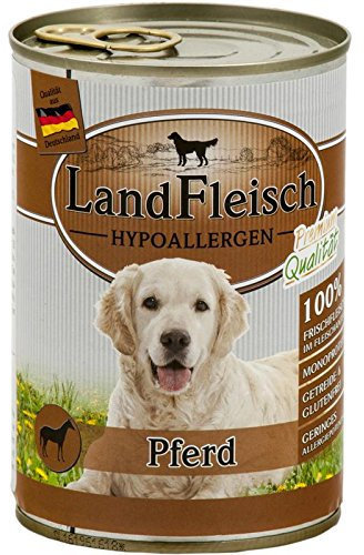 Landfleisch Hypoallergen Pferd | 12x 400g Hundenassfutter