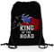 style3 King of The Road Rucksack Tasche Turnbeutel Sport Jute Beutel Amerika America Muscle Car, Rucksack Farbe:Motiv 1