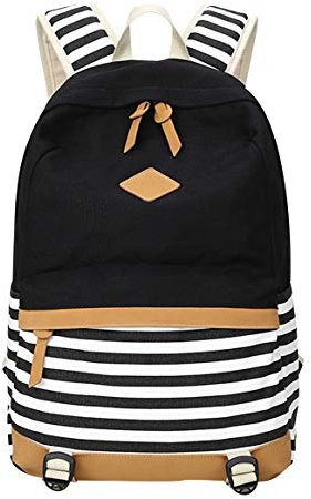 Schulrucksack Mädchen Teenager Jugendlich Schul Rucksack Damen Schule Rucksäcke für Jugendliche Schulrucksäcke Canvas Schultaschen für Mädchen Jungen Teen Freizeitrucksack Laptop Daypack Frauen Groß