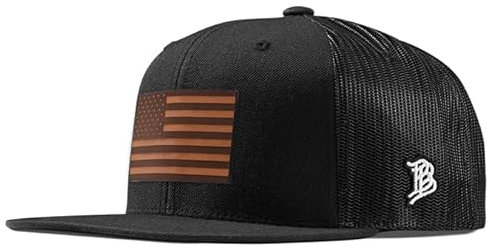 Old Glory Flat Trucker, Schwarz, Einheitsgröße