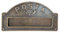 Antique Brass Letter Hole Plate for Outdoor Wall Fixing