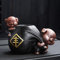 GBCJ Teezeremonie Zubehör Hauptdekoration Dekoration Zen Stofftasche Mönch Keramik Stifthalter Büro Charakter Moderne Einfach Acht Ringe Fufu Tasche Stifthalter jnkkd323