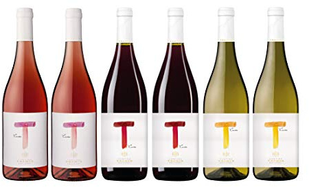 Confezione 6 bottiglie Vino Tramin Alto Adige Cuvée T Bianco | T Rosé | T Rosso - 3 Cuvée dei vitigni più famosi dell'Alto Adige