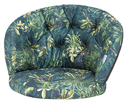 PillowPrim Kissen für Rattangarnitur, Rattangruppe, Bankauflagen Kissen Set Freizeit Kissen Polster Sommerbänke, Sesselpolste 50x50x38 cm Grüne Wiese