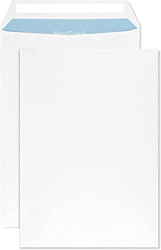 Netuno 50 sobres blanco B5 176x250 mm sin ventana | 90g · perfecto para oficina y hogar · ahorra tiempo al enviar · apertura fácil y rápida · ideal para envíos y cartas
