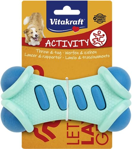 Vitakraft Activity Hundespielzeug, Knochen, TPR, 16 cm