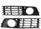 Cubierta de luz antiniebla Cubierta De Rejilla De Luz Antiniebla Lateral Inferior Del Parachoques Delantero Del Coche Fit For Audi A4 B6 2002-2005, Decoración De La Rejilla Inferior Del Parachoques De